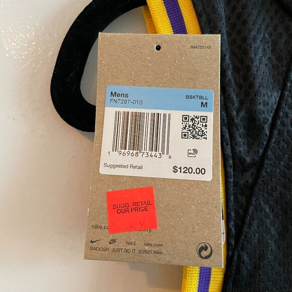 Kobe Bryant Lakers Jersey 8 - Black - NWT - Picture 3 of 3